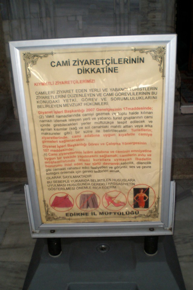 Üç Şerefeli Cami mosque, Edirne