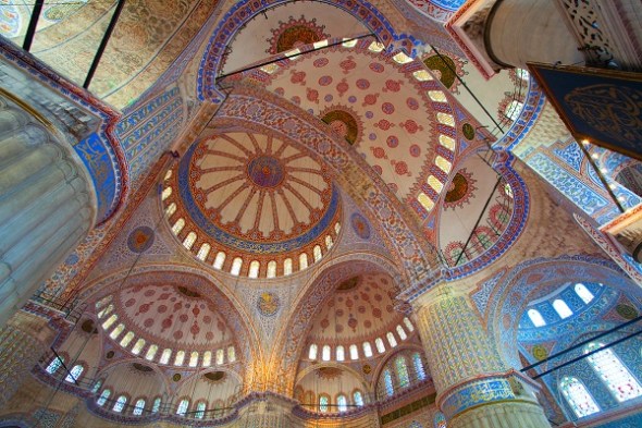 ceiling of Blue Mosque, Istanbul